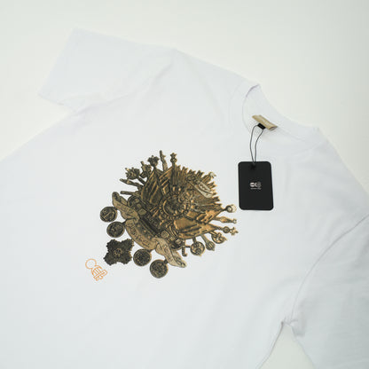 BLTNM x PT - White Emblem Tee